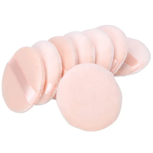 Vista 11 de Senkary 8 almohadillas de polvo de algodón suave para maquillaje, para polvo, suelto, prensado y corporal (2.36 pulgadas)