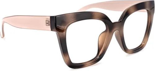 Vista 24 de Zeelool Gafas de luz azul para mujer de moda de tira cuadrada de moda gafas de computadora gafas antifatiga ocular Malcolm JGA000269-22B