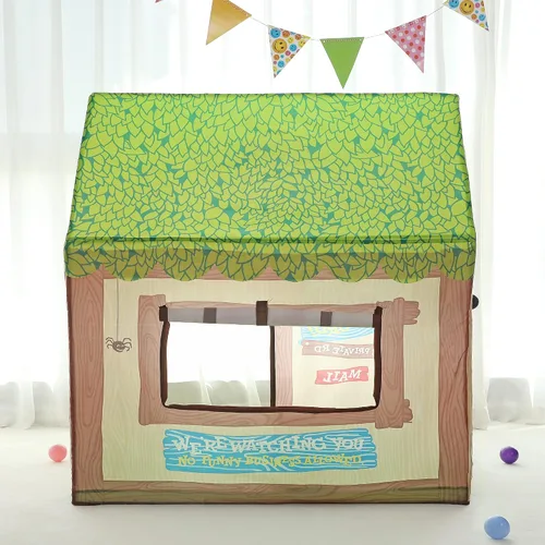 Vista 6 de Tienda de campaña y luces para niños, casa de juegos interior para niños, 28 x 39 x 43 pulgadas