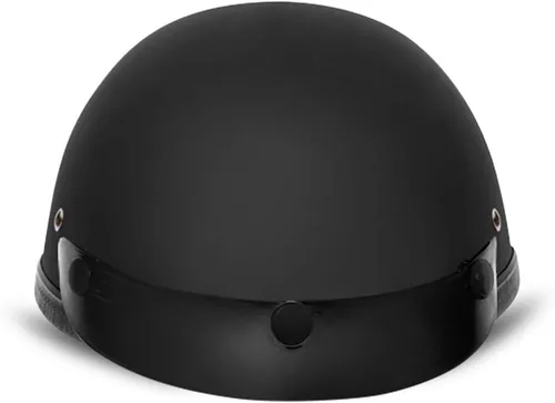 Vista 6 de Daytona Helmets Novedad Eagle, Negro opaco, con broches, XS
