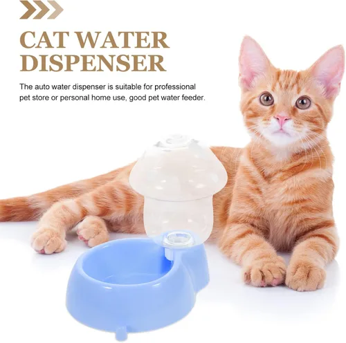 Vista 6 de POPETPOP Comedero automático para mascotas y dispensador de agua, cuenco de alimentación para perros y gatos, comedero por gravedad para mascotas