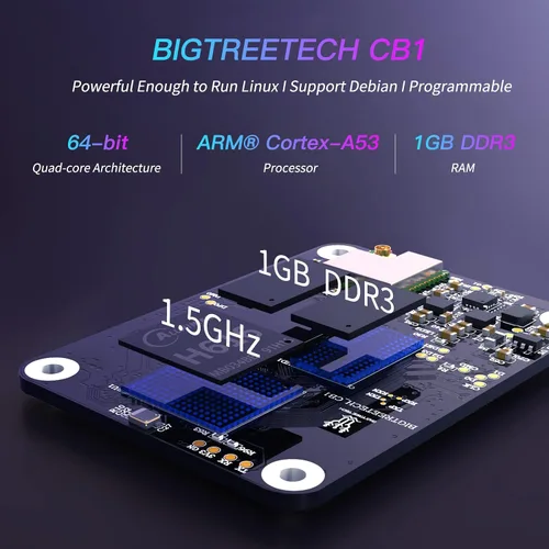 Vista 12 de BIGTREETECH Manta E3EZ + CB1 V2.2 + 5 piezas EZ2209 Kit de soporte para correr Klipper Firmware Kit de placa de control silencioso para impresoras