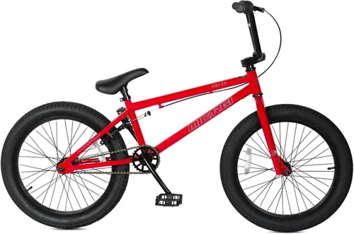 Vista 7 de MICARGI MBX Hi-Ten - Bicicleta para principiantes de estilo libre con marco de acero de 20 pulgadas para niños o adultos, de 5 pies a 6 pies y 2