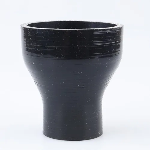 Vista 35 de AC PERFORMANCE ID de 1" a 1/2" (25mm a 13mm) Manguera de silicona recta reductora de 3 capas reforzada negra, 3" de longitud Negro