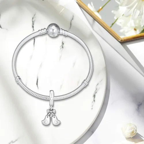 Vista 6 de CKK - Abalorios de plata de ley 925 para pulseras y collares, accesorios de joyería