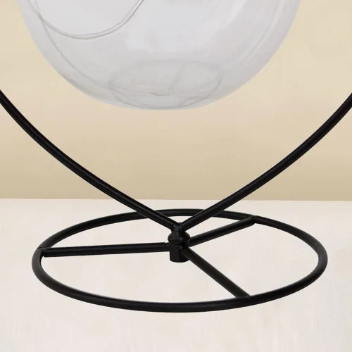 Vista 7 de Soporte para adornos con colgador de hierro para colgar globos de cristal navideños (Forma de corazón grande 1 pieza)