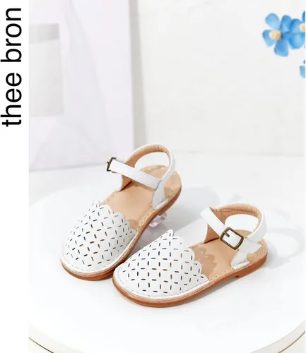 Vista 188 de THEE BRON Sandalias cómodas para niñas, zapatos para niños, sandalias rellenas