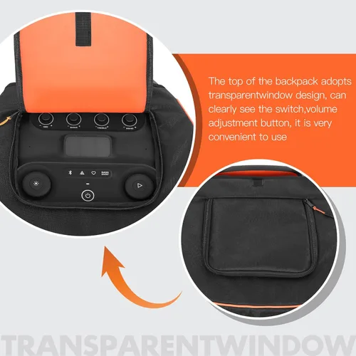 Vista 3 de Funda para altavoz compatible con JBL PartyBox Ultimate/Ultimate 2, sin ruedas