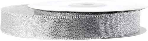 Vista 5 de Cinta metálica de tafetán de nailon, 25 yardas, 1-1/2-inch - Plata