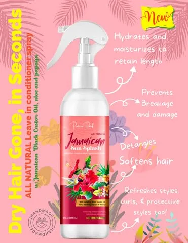 Vista 2 de Generic Jamaican Sun Splash - Acondicionador y desenredante en espray natural (16 onzas)