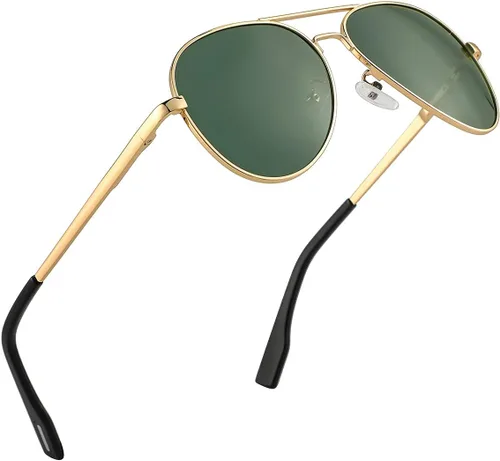 Vista 54 de Gafas de sol polarizadas de aviador pequeñas para niñas y niños de 4 a 16 años