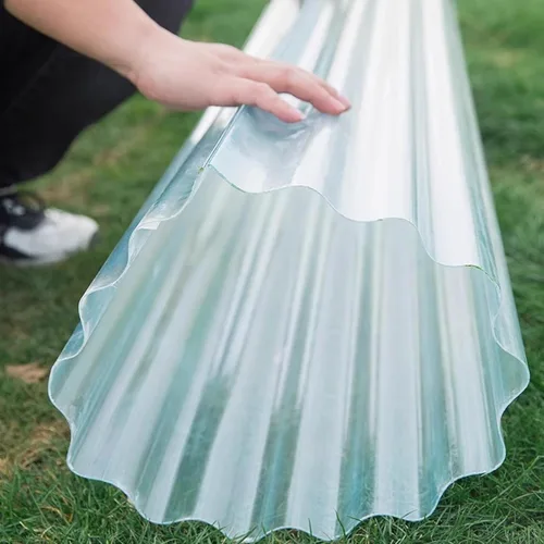 Vista 4 de Hoja de techo transparente, panel de revestimiento para techos, hoja de techo corrugado, paneles de iluminación diurna de fibra de vidrio, hoja
