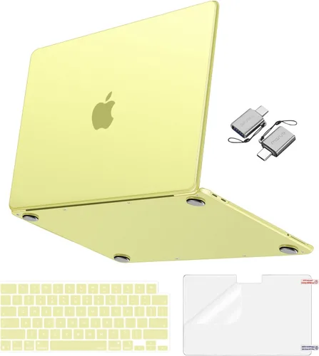 Vista 20 de MOSISO Compatible con MacBook Neo Case 13 pulgadas 2026 A3404 A18 Pro Chip Índigo transparente