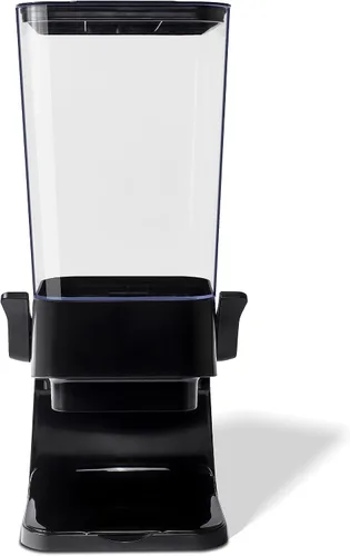 Vista 10 de Dispensador de cereales para encimera, 1 paquete, dispensador de alimentos secos, organizador de aperitivos, recipientes delgados de almacenamiento