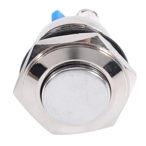 Vista 6 de Interruptor de botón momentáneo 12v, interruptor de botón momentáneo de 0.630 in, interruptor de botón de bocina de aire para control de circuito