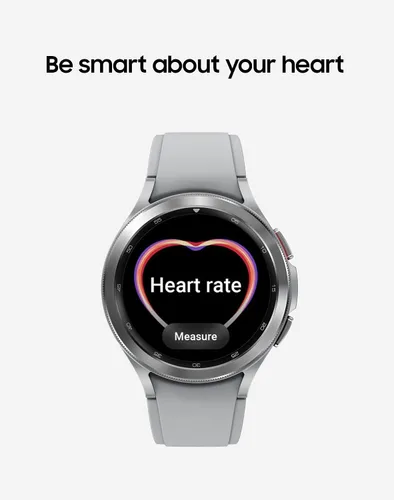 Vista 5 de Samsung Electronics Galaxy Watch 4 Classic R890 1.811 in Smartwatch GPS WiFi (modelo internacional) (plata)