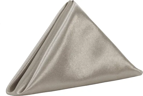 Vista 14 de YOUR CHAIR COVERS - Servilletas de tela de satén lavables de gran tamaño de 20 pulgadas, con dobladillo, reutilizables, para restaurantes, cenas