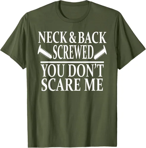 Vista 76 de Camiseta divertida para recuperación de cirugía de columna vertebral y cuello y espalda, Negro