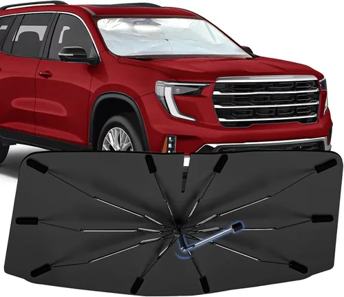 Vista 83 de Sombrilla Parasol para Parabrisas para Mazda 3 2014-2026, Parasol Plegable para Coche para Ventana Delantera, Visera Protectora Solar Altamente