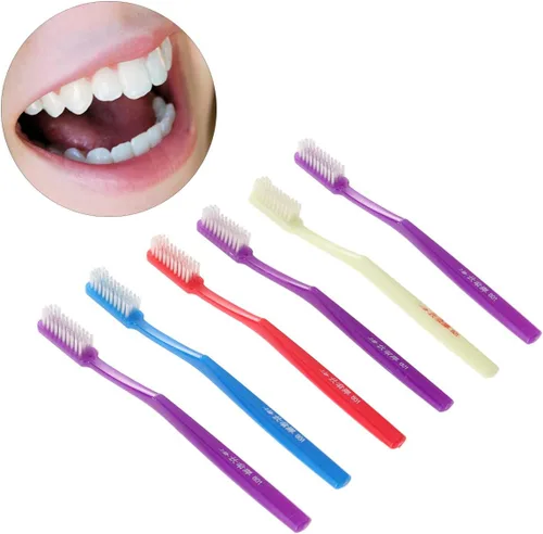 Vista 9 de HEALLILY Paquete de 12 cepillos de dientes Super Bristle para adultos, cerdas duras para eliminar eficazmente las manchas, cómodo mango