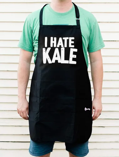 Vista 9 de I Hate Kale - Delantal ajustable para barbacoa para hombre, talla única