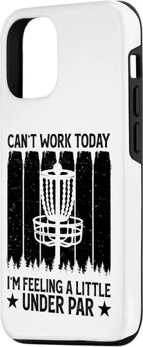 Vista 2 de iPhone 15 Can't Work Today I'm Feeling A Little Under Par - Disc Golf Case