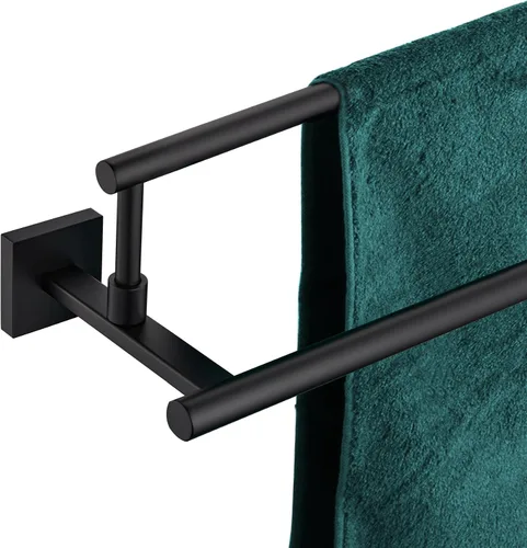 Vista 12 de Toallero de mano KOKOSIRI de 16 pulgadas, toallero de baño para estante de gabinete de baño, barras de toallas, acero inoxidable cepillado dorado