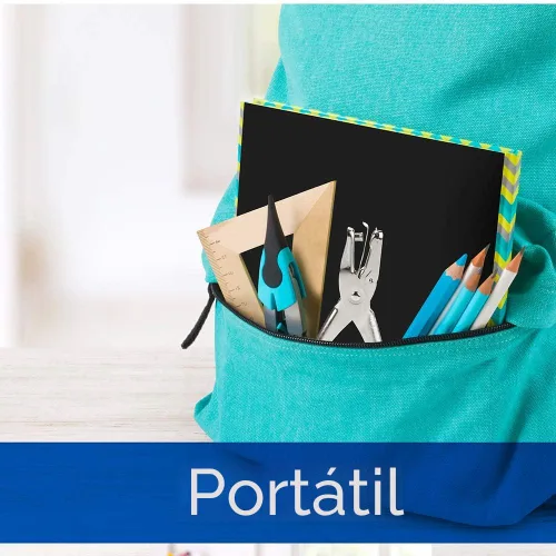 Vista 5 de Swingline - Perforadora de 1 agujero, con capacidad de 5 hojas, perforadora de papel de un solo agujero, cromo (74005)