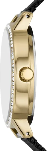 Vista 2 de DKNY Reloj de cuarzo modernista de acero inoxidable para mujer