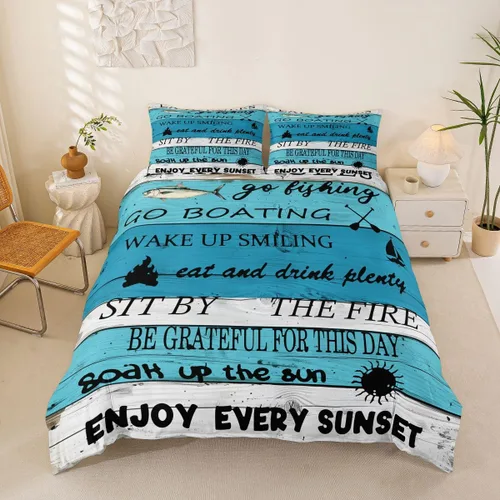Vista 22 de Erosebridal Funda de edredón de ancla náutica, juego de ropa de cama con brújula oceánica, tamaño individual para niños, adolescentes, adultos