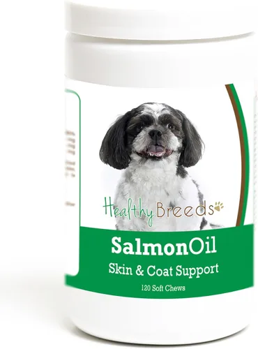 Vista 392 de Healthy Breeds Affenpinscher - Masticables suaves de aceite de salmón, 90