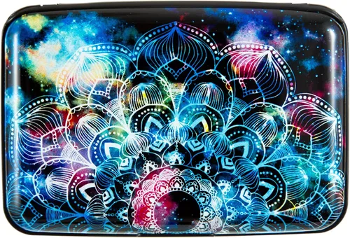 Vista 7 de Cartera de metal para tarjetas de crédito en aluminio con bloqueo RFID para hombres y mujeres