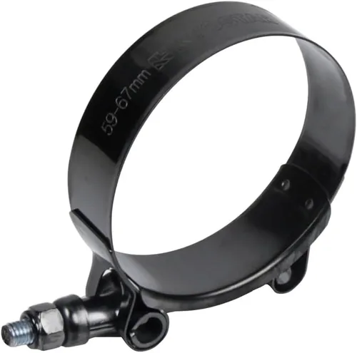 Vista 17 de Kyostar - Abrazadera de manguera con perno en T de acero inoxidable ajustable de 1.75" (44mm - 53mm) en negro (electroforesis)