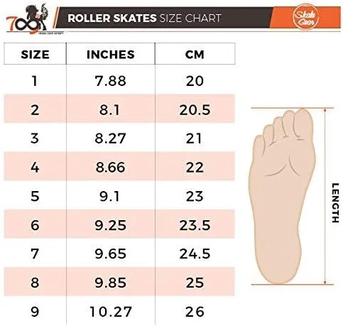 Vista 2 de C SEVEN - Patines brillantes para patinaje al aire libre, piel sintética