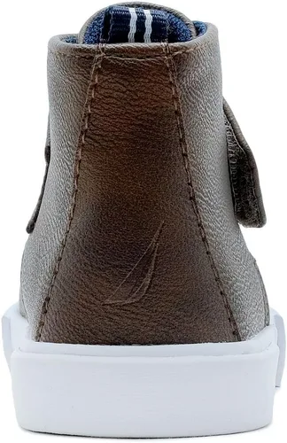Vista 3 de Nautica Botas Chukka de vestir para niños, botines para niños con correa ajustable (niños pequeños)