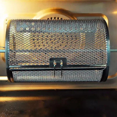 Vista 4 de Rotisserie Cage Repla ent para horno de freidora de aire Instant Vortex, Acc ories para freidora de aire instantánea Vortex