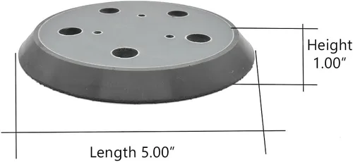 Vista 6 de Superior Pads & Abrasivos RSP29 5" Lijadora Pad - Gancho & Loop Sustituye OEM # 13904/13909 (1)