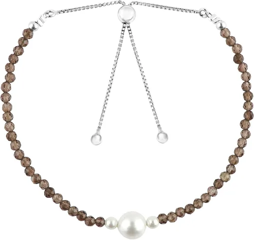 Vista 37 de Pulseras bolo con cuentas de piedras preciosas naturales, piedras de cuentas surtidas, joyería hipoalergénica bohemia hecha a mano para mujeres