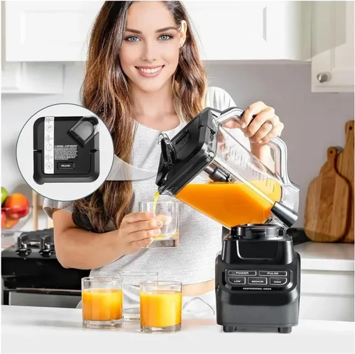 Vista 5 de Tapa, compatible con Ninja, cubierta de bloqueo para licuadora BL660/770/740/780/772Q/773CC0/665Q Modelo 72OZ