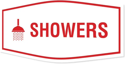 Vista 11 de Fancy Showers - Letrero (negro/plateado), tamaño mediano