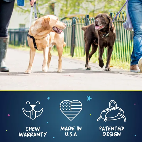 Vista 2 de 2 Hounds Design Freedom - Arnés para perro sin tirones, ajustable, suave y cómodo para pasear fácilmente al perro, para perros pequeños, medianos