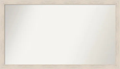Vista 305 de Amanti Art Espejo personalizado, espejo de baño estrecho Alexandria White Wash, espejo de pared o espejo de tocador de baño sobre el fregadero
