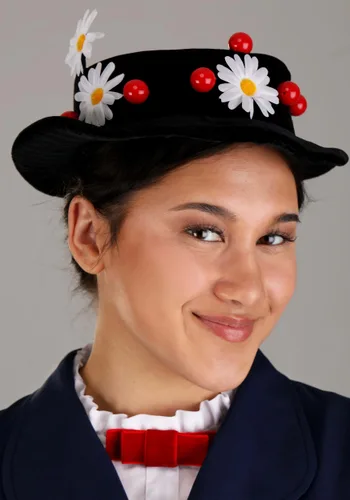 Vista 3 de Disfraz de Mary Poppins para Mujer Talla Plus Multicolor
