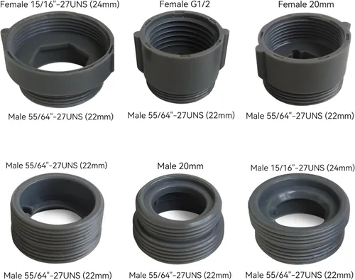 Vista 3 de Extensor giratorio para grifo, adaptadores de grifo de boquilla, filtro universal contra salpicaduras, extensión de grifo de cocina, cabezal