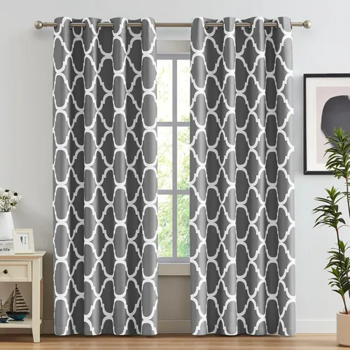 Vista 23 de Melodieux - Cortinas de bolsillo de moda marroquí para cocina, cafetería o baño, pequeñas ventanas