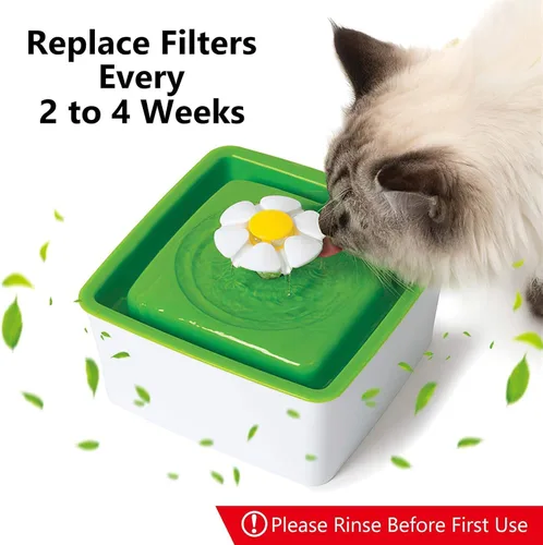 Vista 6 de Filtros de carbono de repuesto, filtros de agua para mascotas, filtros de fuente compatibles con Catit Mini Flower Fountain, paquete de 6 filtros