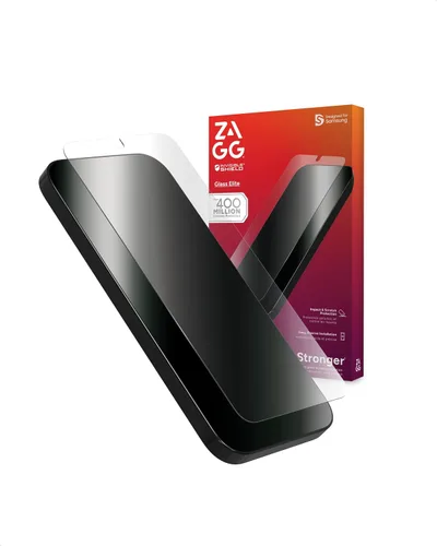 Vista 16 de ZAGG Glass+ - Protector de pantalla para Samsung Galaxy Z Flip7 (solo pantalla frontal), 3 veces más fuerte, resistente a los arañazos, resistente a