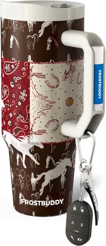 Vista 172 de Frost Buddy Thicc Buddy - Vaso aislado de 16 onzas (amor americano)