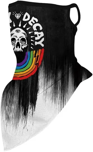 Vista 20 de Bufanda para la cara, pañoleta para orejas, pasamontañas para la cara, pasamontañas para la cara, polainas para el cuello, para hombres y mujeres
