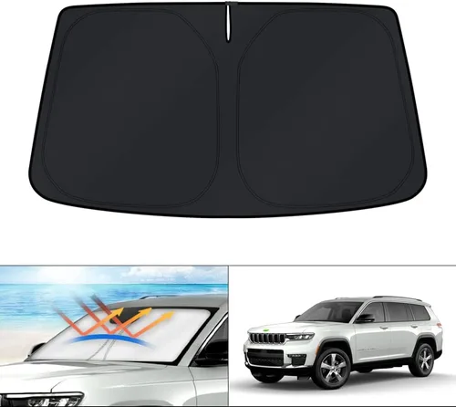 Vista 218 de KUST Parasol para parabrisas para BMW X1 F48 2016, 2017, 2018, 2019, 2020, 2021, 2022, accesorios de ajuste personalizado, parasol plegable